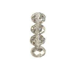 AussieSuperStore Jewellery Making Supplies Silver Bead Crystal Squashed Facet 10mm (in 3 colours) Bead Crystal Squashed Facet 10mm (in 3 colours) | Jewellery Making Beads 9323823153670 CRY045